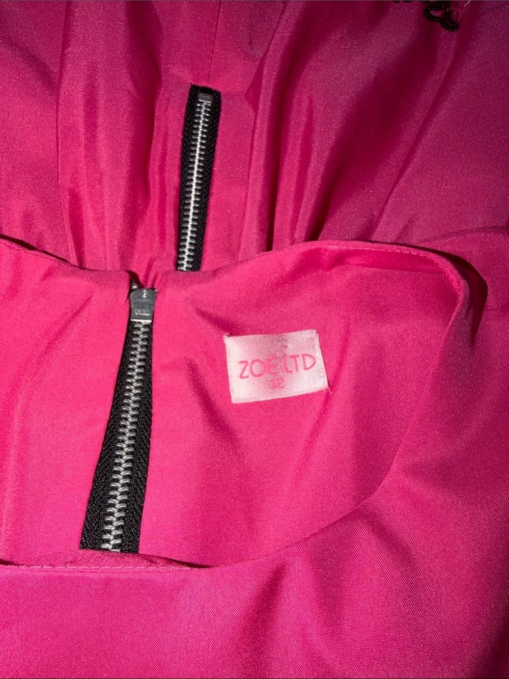 Zoe Ltd Bright Pink Smocked Tiered Ruffle Dress